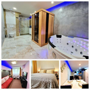 Wellness Gold apartment with Private SAUNA & JACUZZI, Prague